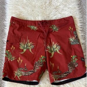 Vans 18" Snake Print Swim Trunks
